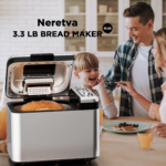 Bread Maker, 3.3LB Larger Bread Machine 15-In-1 Stainless Steel & Nonstick Ceramic Pan & Auto Nut Dispenser Bread Maker Machine Full Touch Panel with Gluten Free White Wheat Rye French Pizza - Image 7