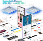 C57S Cell Phone Android 14 Smartphones - 8GB RAM 64/128GB ROM Mobile Phones, 6.52 Inch HD+, 4300 Mah Smartphone for Teenagers, Octa-Core, 13 MP + 5 MP Cell Phones Dual SIM 4G T-Mobile Phone - Image 5