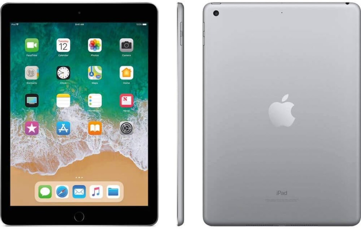 2018 Apple Ipad (Wifi, 128GB) Space Gray (Renewed) - Image 2