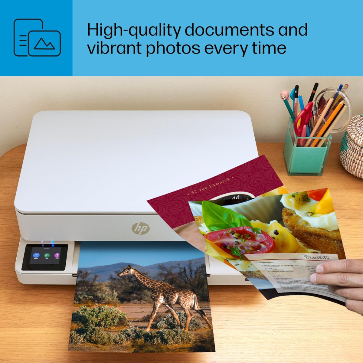 Envy 6155E Wireless All-In-One Color Inkjet Printer, Print, Scan, Copy, Duplex Printing Best-For-Home, 3 Months of Ink Included (714L5A) - Image 11